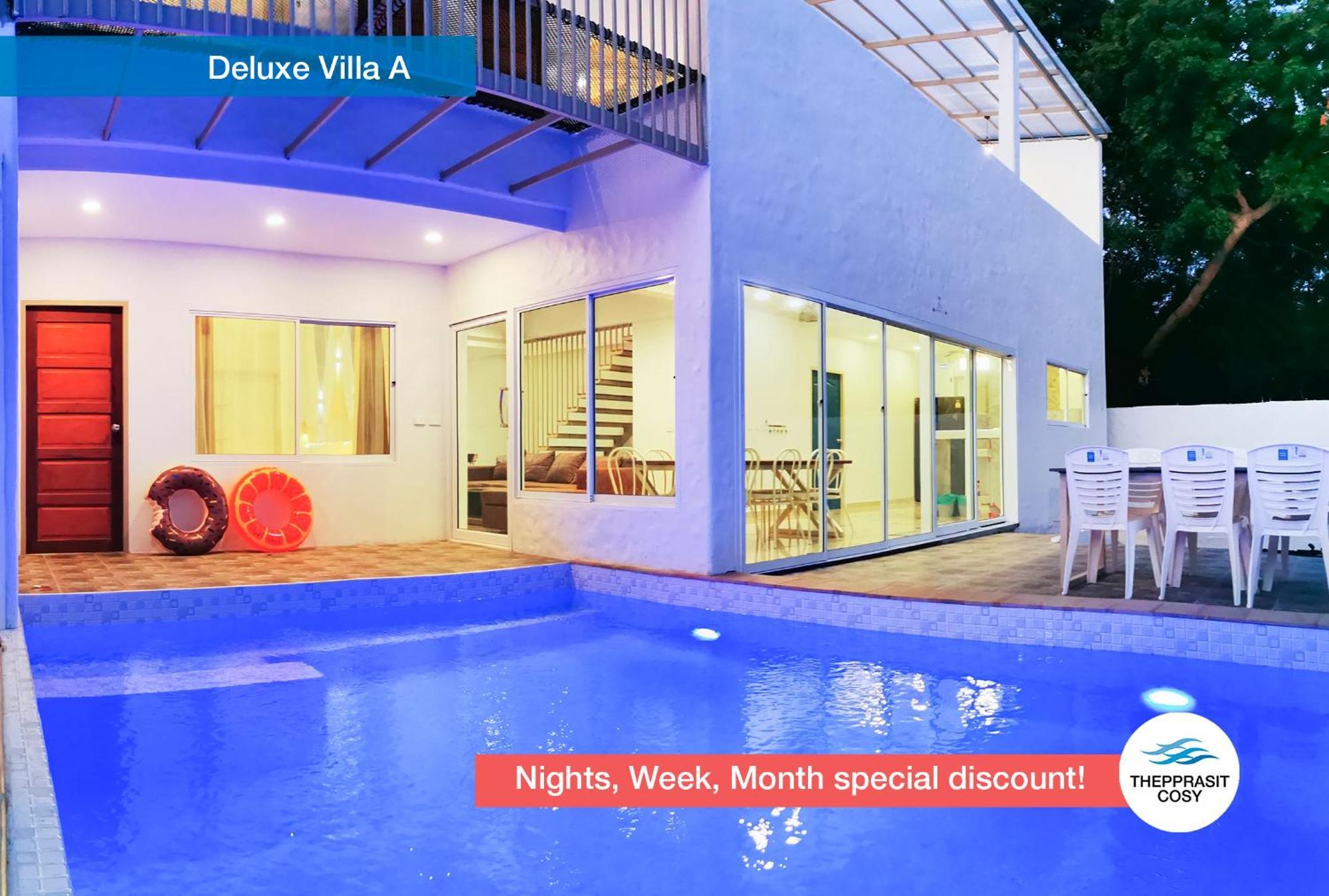 Thepprasit Cosy Villa Pantai Jomtien Luaran gambar